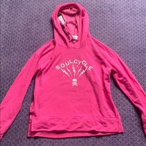 Pink soul cycle sweatshirt